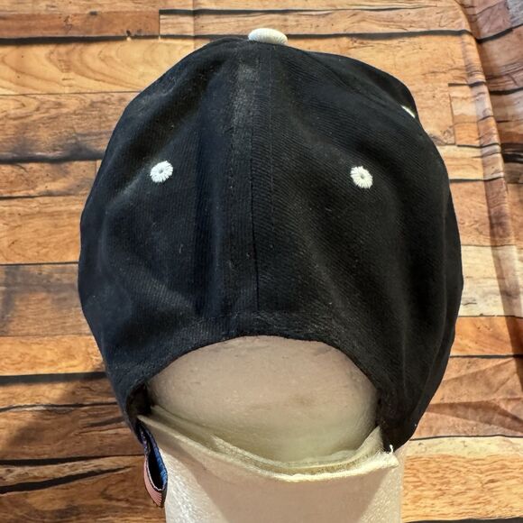 Dublin Michigan The Jerky Place Hat Cap Black Adjustable Flame Cobra Headwear - Picture 3 of 7